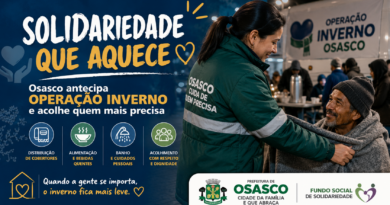 Solidariedade que aquece: Osasco antecipa Operação Inverno e acolhe quem mais precisa
