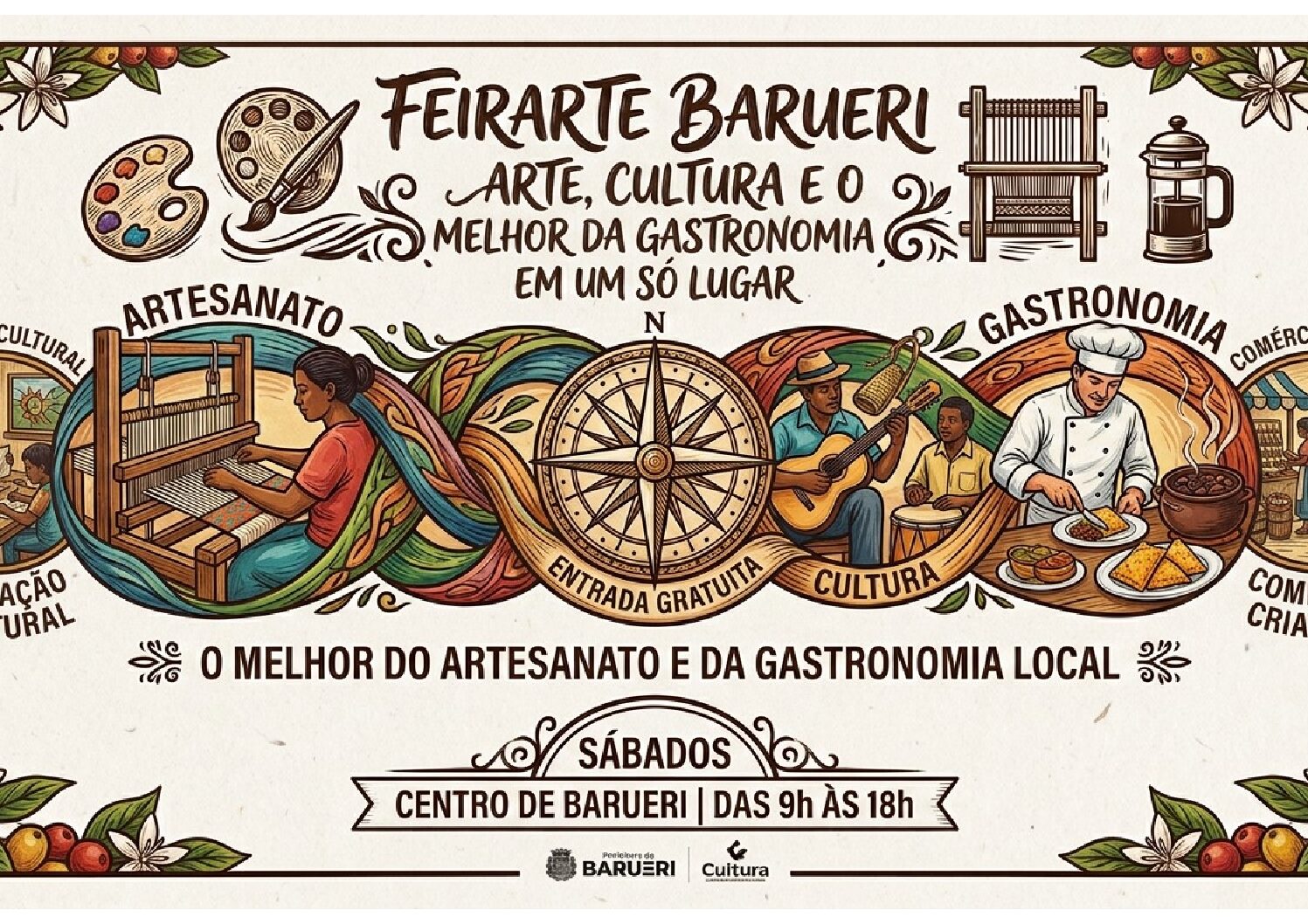FEIRARTE BARUERI: ARTE, CULTURA E O MELHOR DA GASTRONOMIA EM UM SÓ LUGAR