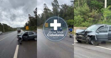 Acidente e óleo na pista causam lentidão no km 68 da Raposo Tavares, sentido interior Acidente e óleo na pista causam lentidão no km 68 da Raposo Tavares, sentido interior